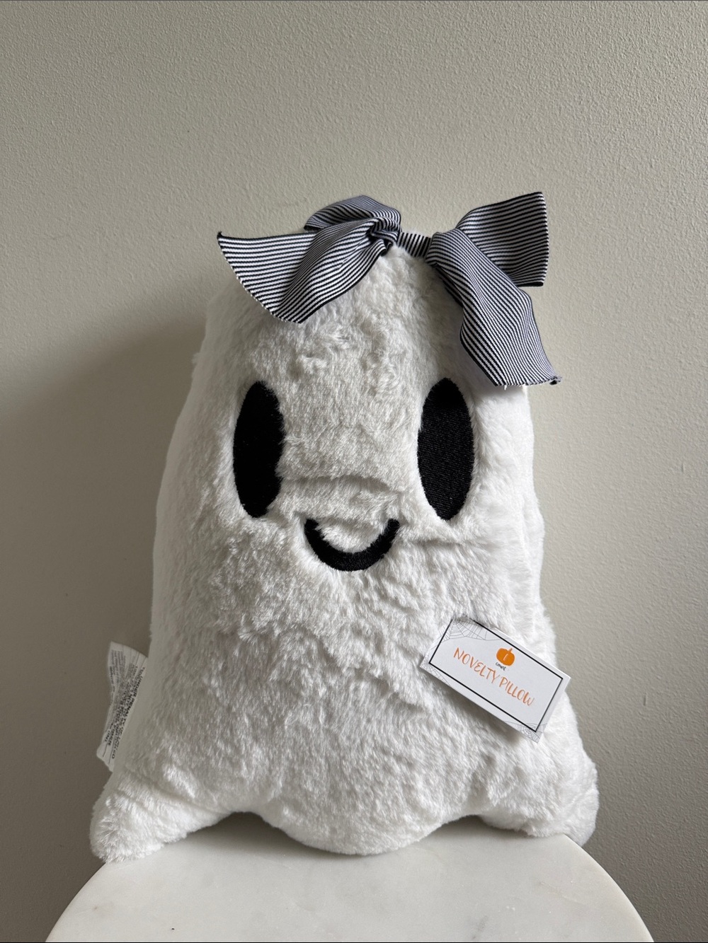 Target Bullseye Playground Ghost with Bow Pillow